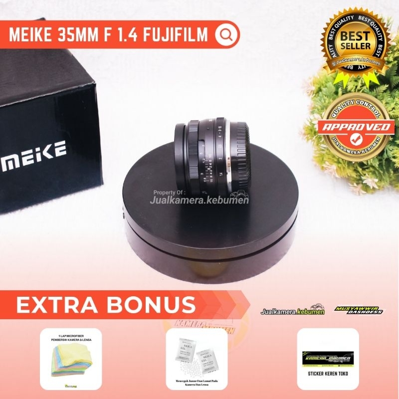 LENSA FIX MEIKE 35MM F 1.4 FOR MIRRORLESS FUJIFILM