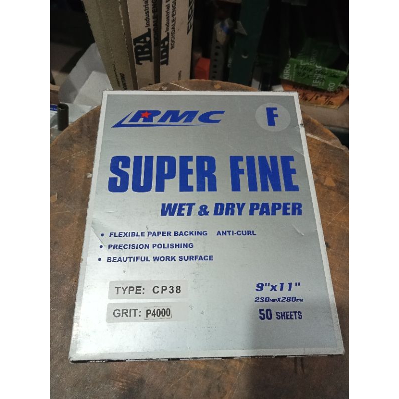 Amplas kertas super halus/Kertas pasir Rmc/Amplas Rmc Grit 4000