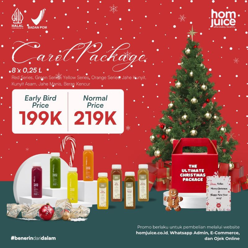 

Hampers Natal (8 x 0,25L)