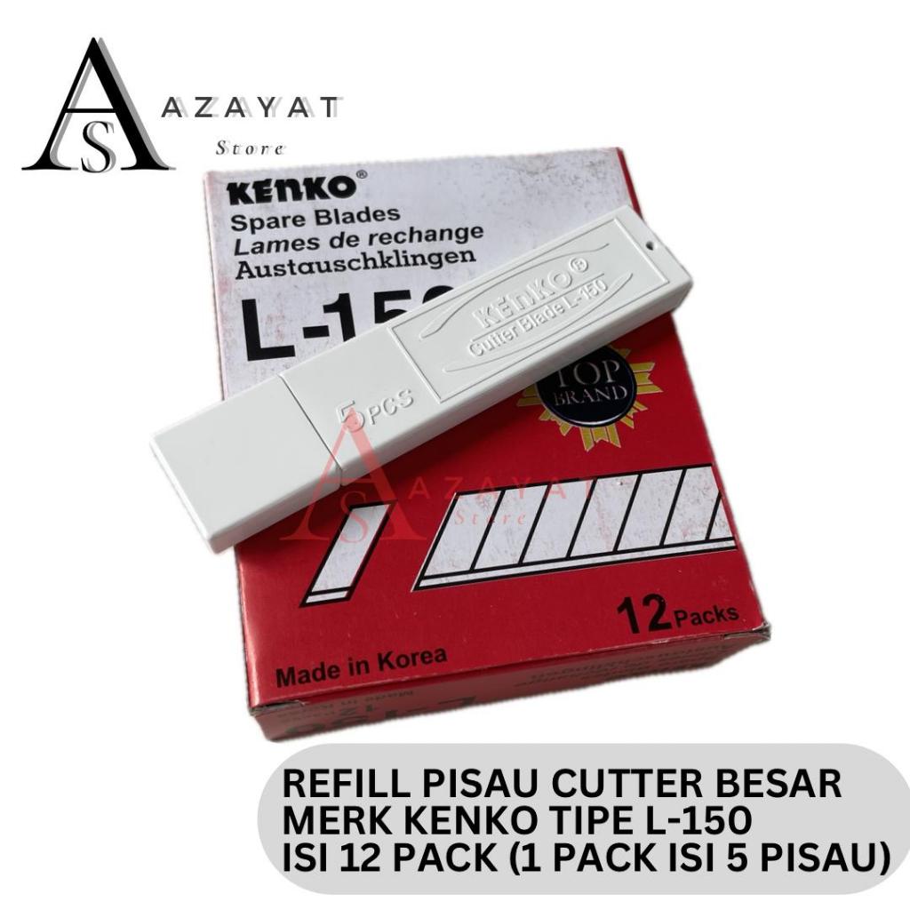 

Refill / isi Pisau Cutter Besar Kenko L-150 Mata Pisau