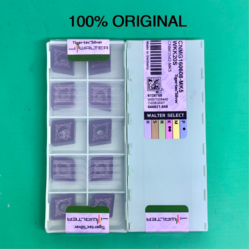 Insert CNMG 160608 merk Walter baru original..CNMG 16 06 08
