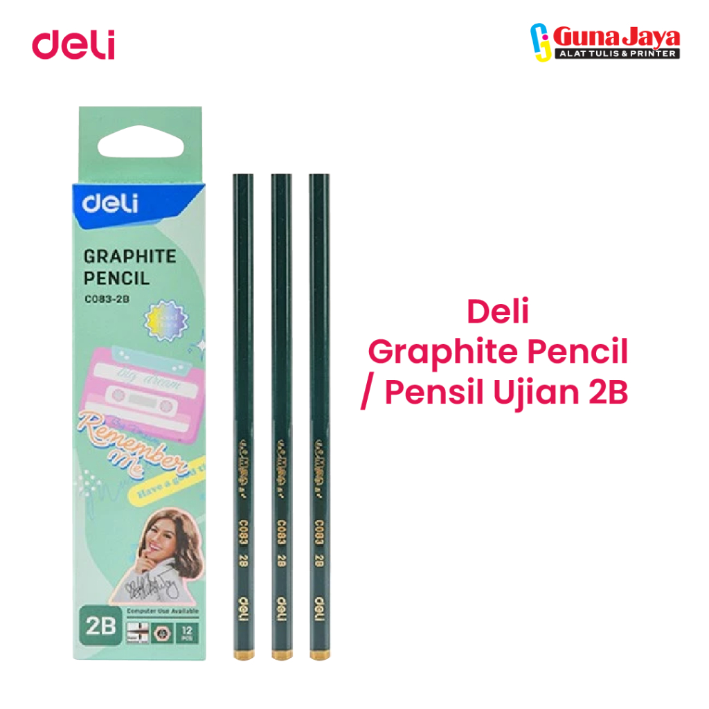 

DELI CC083-2B GRAPHITE PENCIL - Deli Pensil Sketsa / Graphite Pencil isi 12pcs