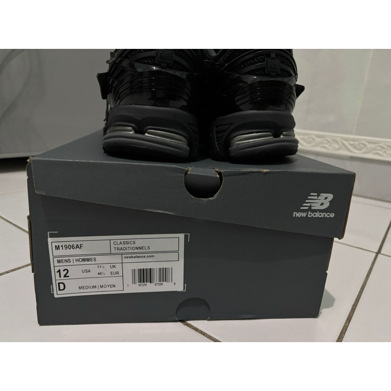 New Balance 1906A Black Dark Silver Metallic Phantom