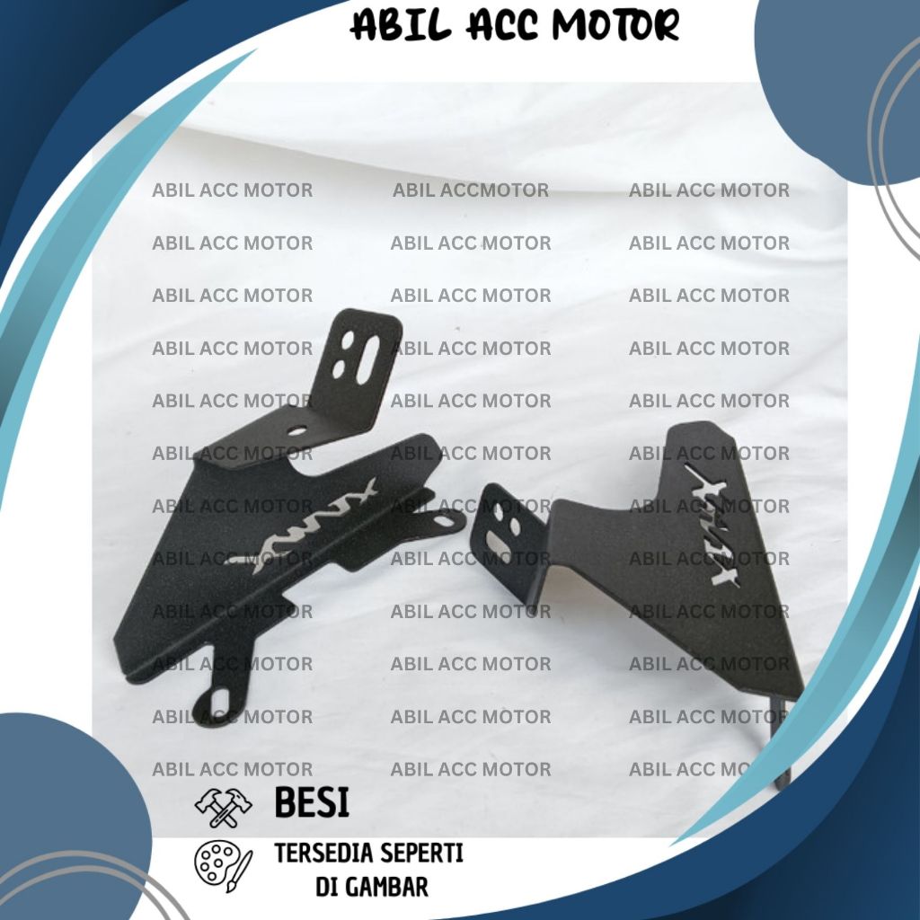 BRACKET BREKET LAMPU TEMBAK YAMAHA XMAX DUDUKAN LAMPU TEMBAK XMAX