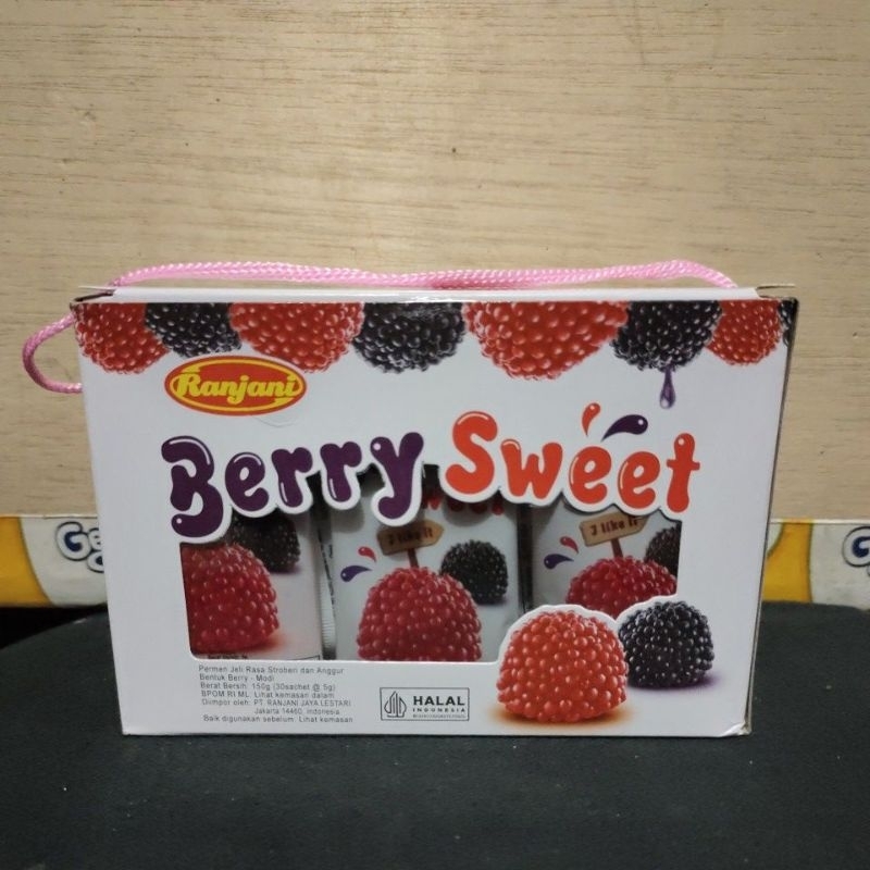 

Gummy bean berry sweet tas,1box isi 30pcs@5gr