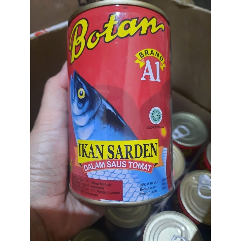 

Botan Ikan Sarden 425gr(Bkn Mackerel)