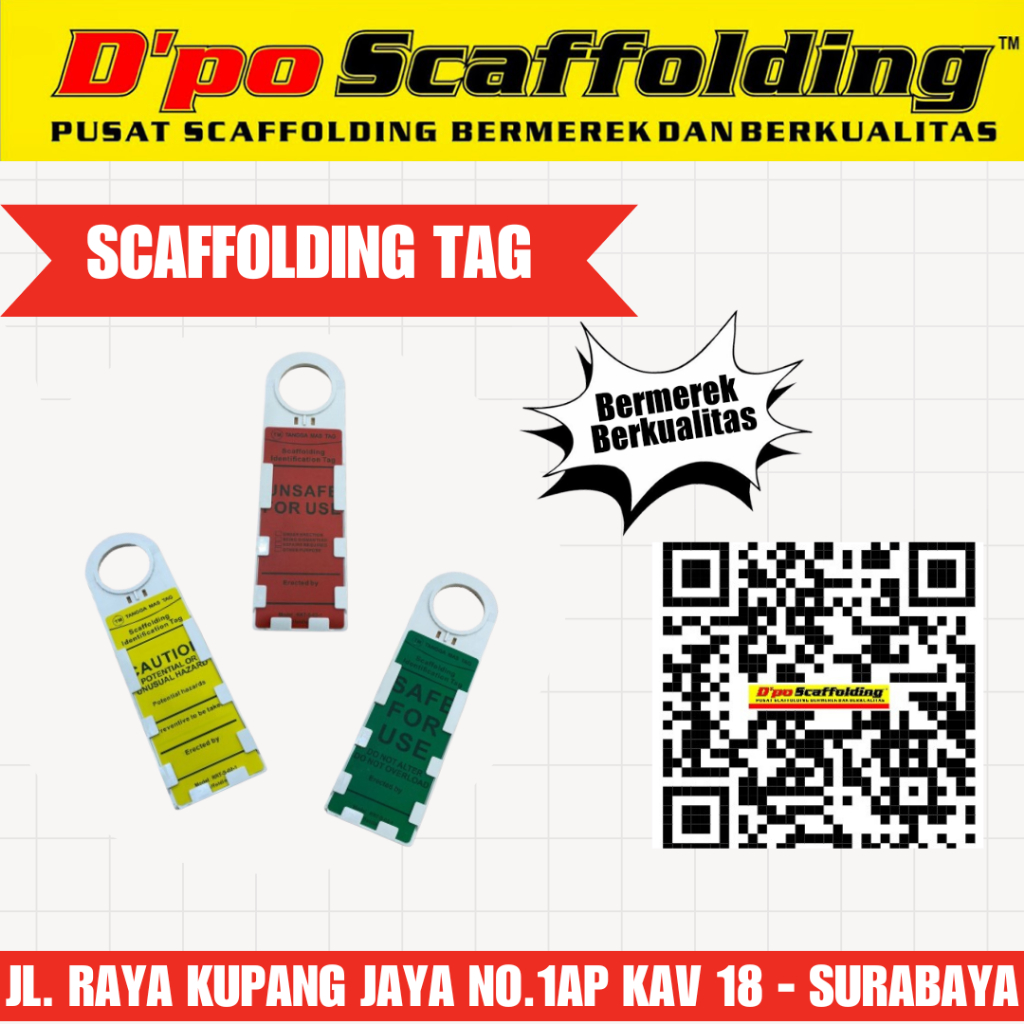SCAFFOLDING TAG - SAFETY