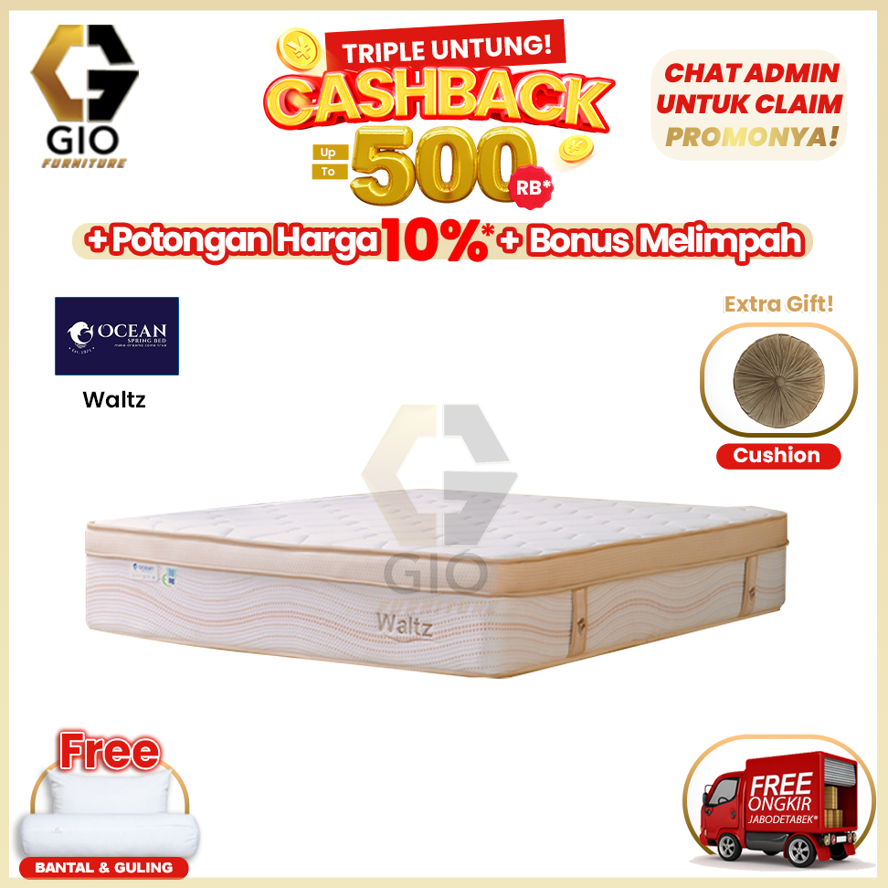 Kasur Ocean Waltz / Ocean Springbed Waltz (Mattress Only)