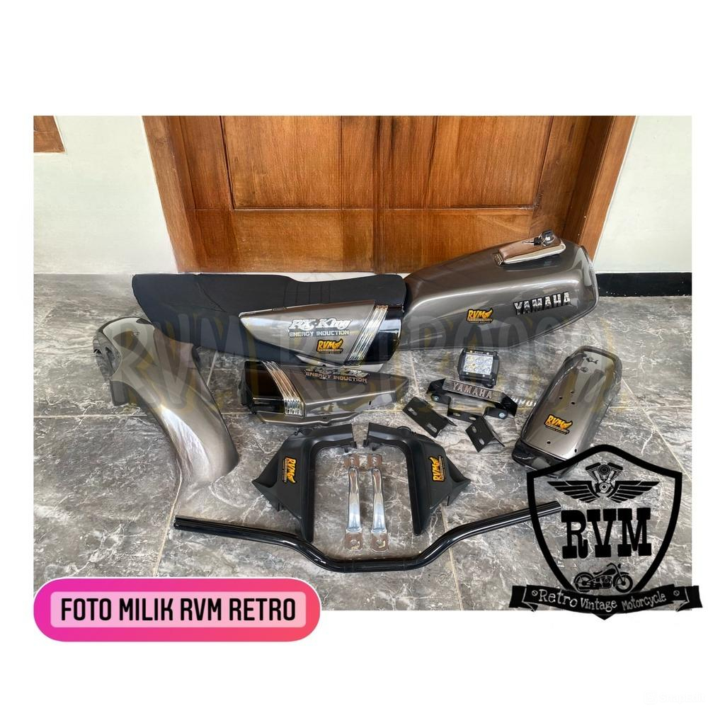 Paket body rx king bandungan style silver Paket request warna hemat TANGKI YAMAHA RX KING BODI SET T