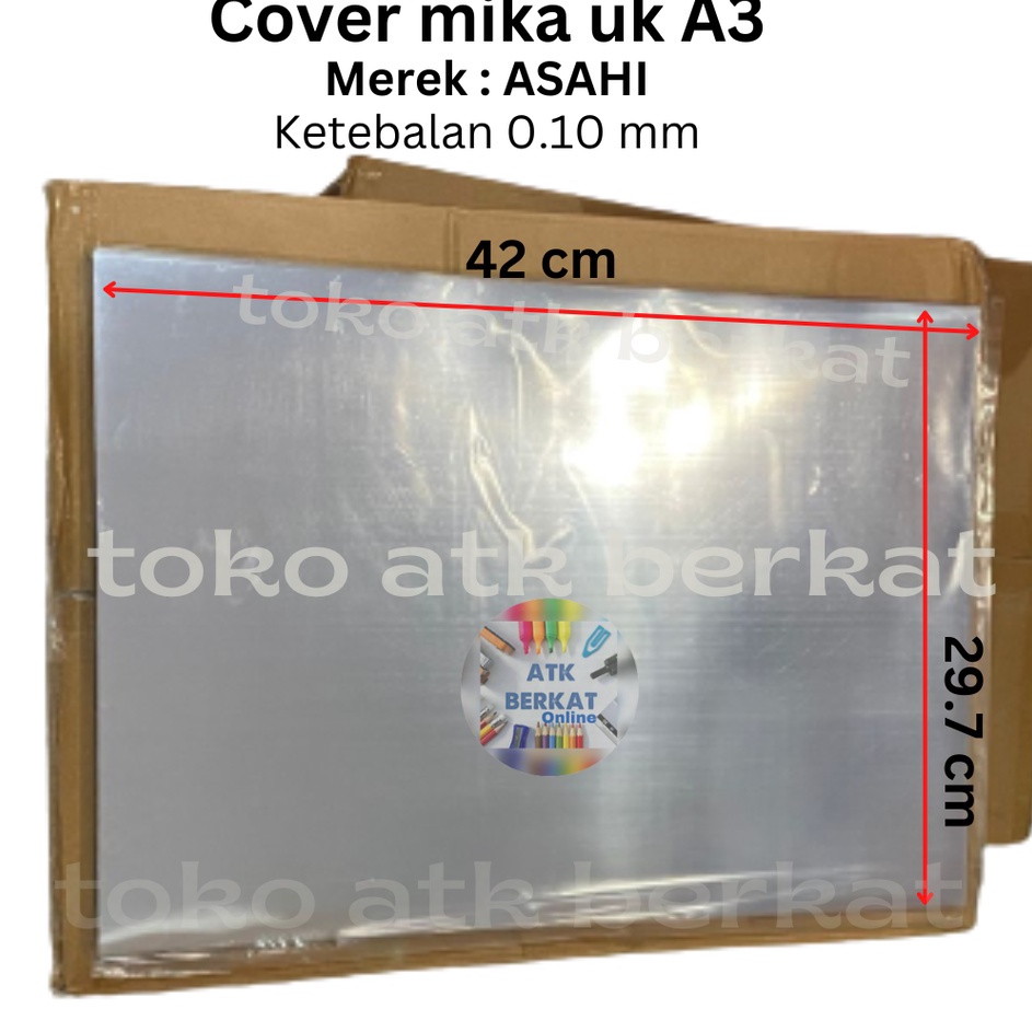 

jdBestseller Cover mika plastik jilid 1 mm Uk A3 C97