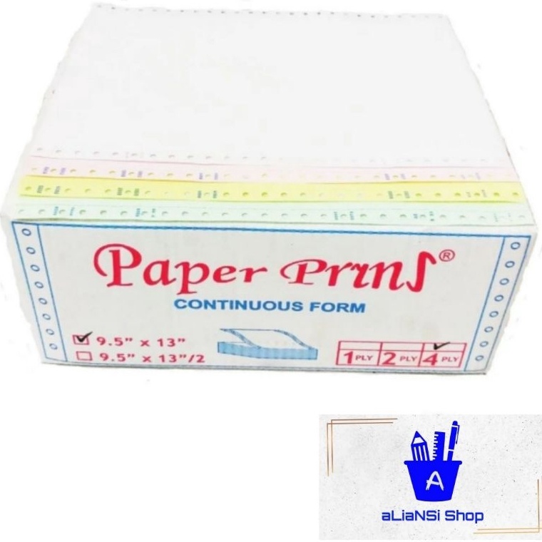 

Terlaku Continuous Form 95 x 13 4 PLY merk PAPERPRYNS W45