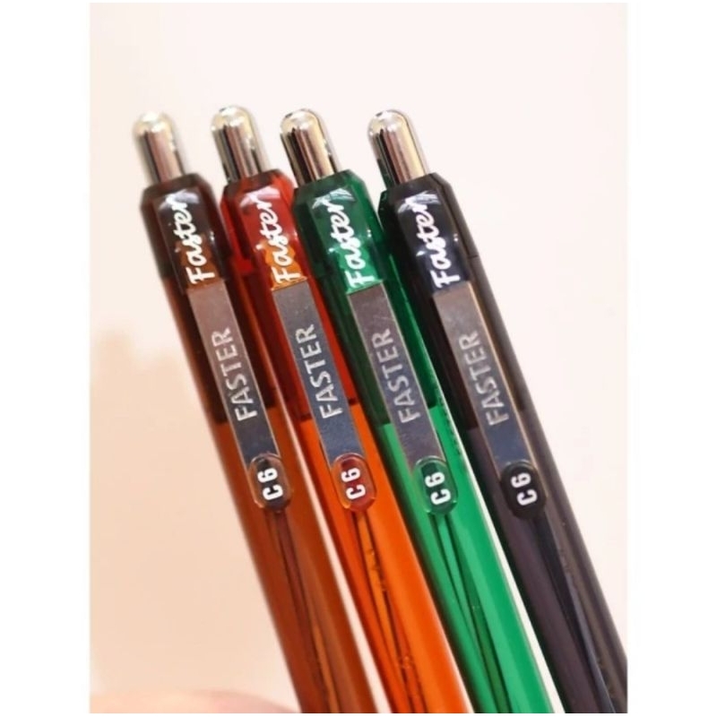 

[1pack=12pc] Bolpen Faster C6 Ballpoint Pulpen Original