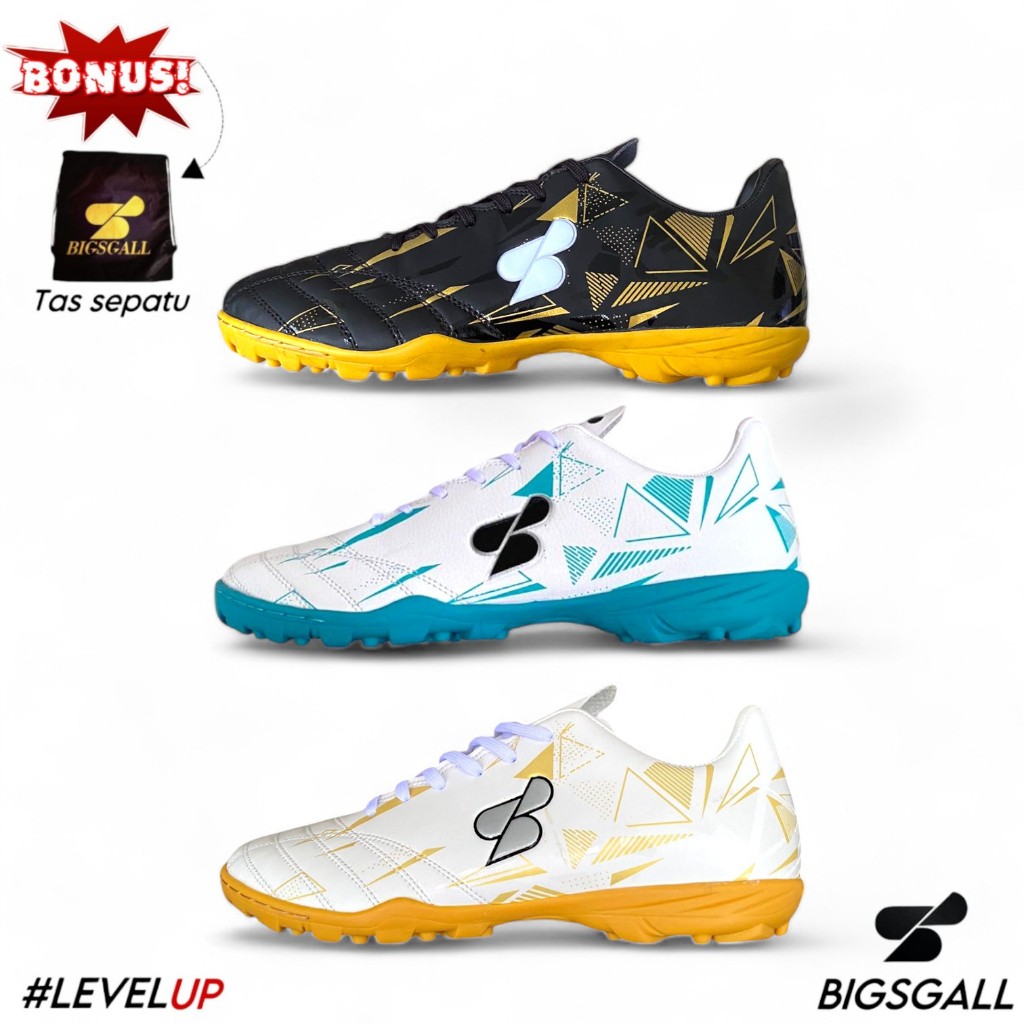 BIGSGALL - Sepatu Futsal / Minisoccer  Bomber Turf Sol Gerigi Original