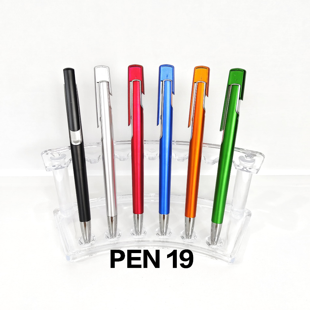 

Pen 19 / Pulpen Plastik / Pen Promosi 209 / Pen Metalik / Pen Custom Sablon