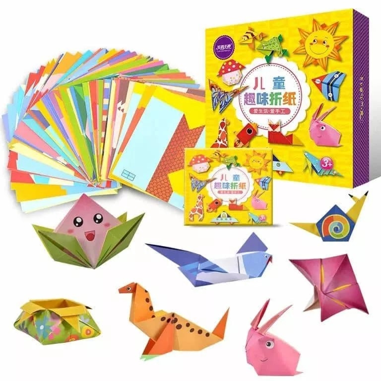 

ha Diskon laristerus79 ORIGAMI 3D kuning permainan mainan kertas lipat 3d kertas origami warna origami hewan O5 B56