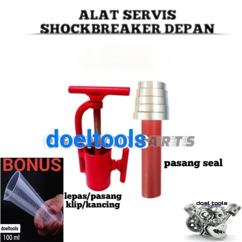 Paket hemat Treker Pasang Seal sil Depan Semua Motor Treker buka kuncian klip Shock depan