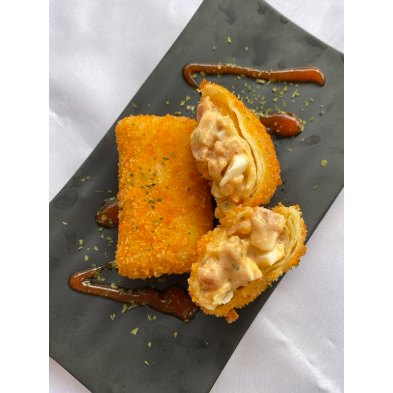 

Risoles Spicy Mayo isi 4pcs Isian full Ayam/Beef