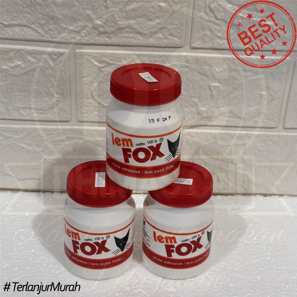 

Lem Fox PVAC Botol 150 gr / Lem Putih ATK Serbaguna