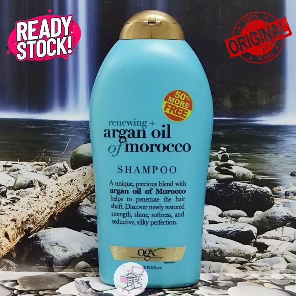 (100% ORIGINAL) OGX - Renewing + Argan Oil of Morocco Shampoo (577 ml)