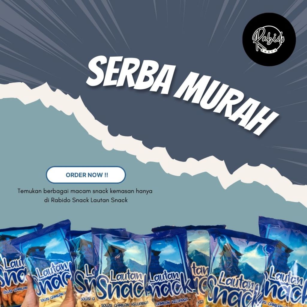 

[RABIDO I LAUTAN SNACK] Camilan Serba Murah