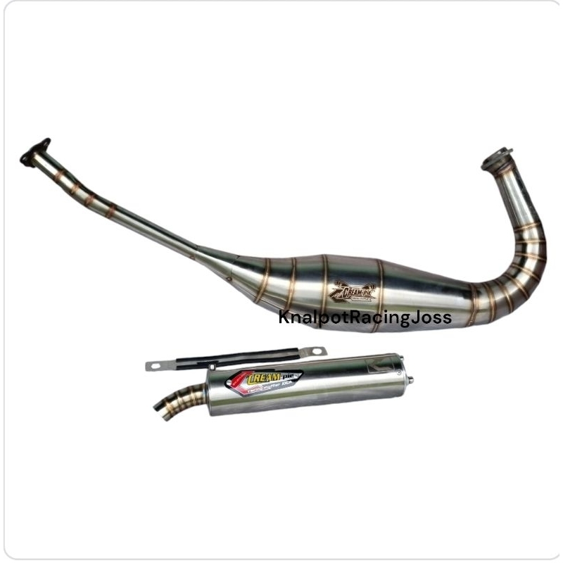 CREAMPIE JOGJA KNALPOT NINJA R RR SS STAINLESS