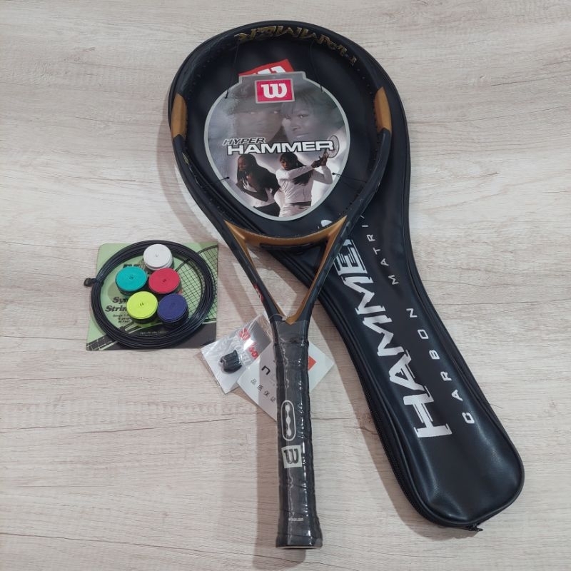 RAKET TENIS WILSON HAMMER 5 CARBON MATRIX FULLSET