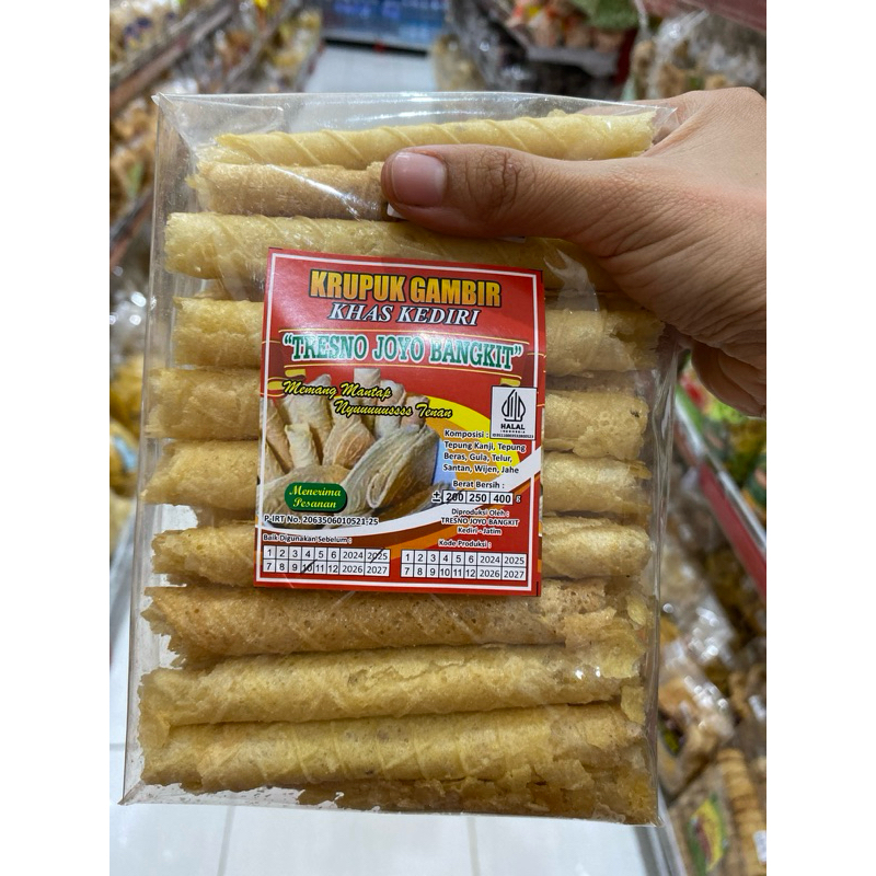 

Kerupuk Gambir Berat 200 Gram
