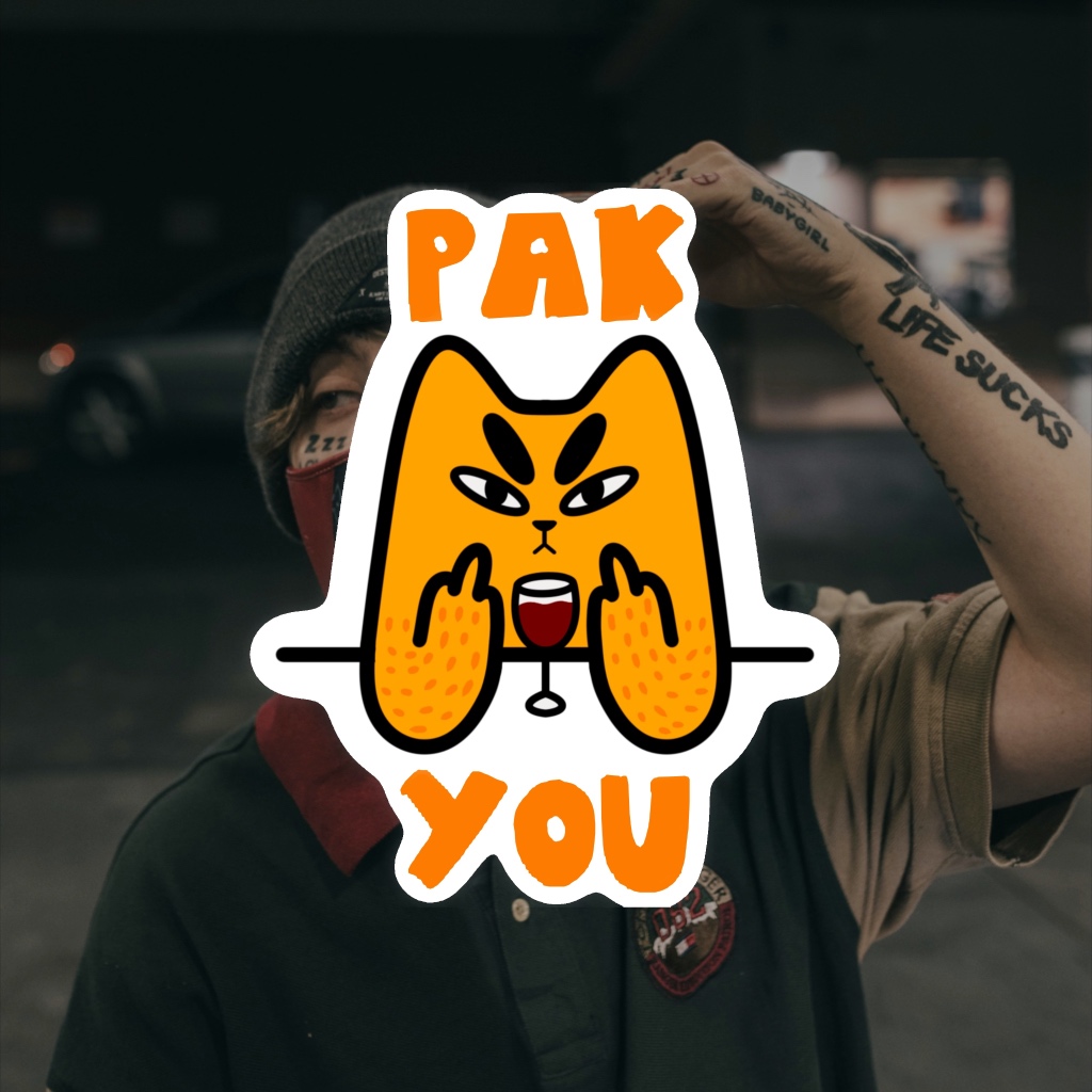 

Sweethrn - Pak You Vinyl Sticker