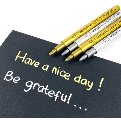 

Spidol Warna silver dan gold