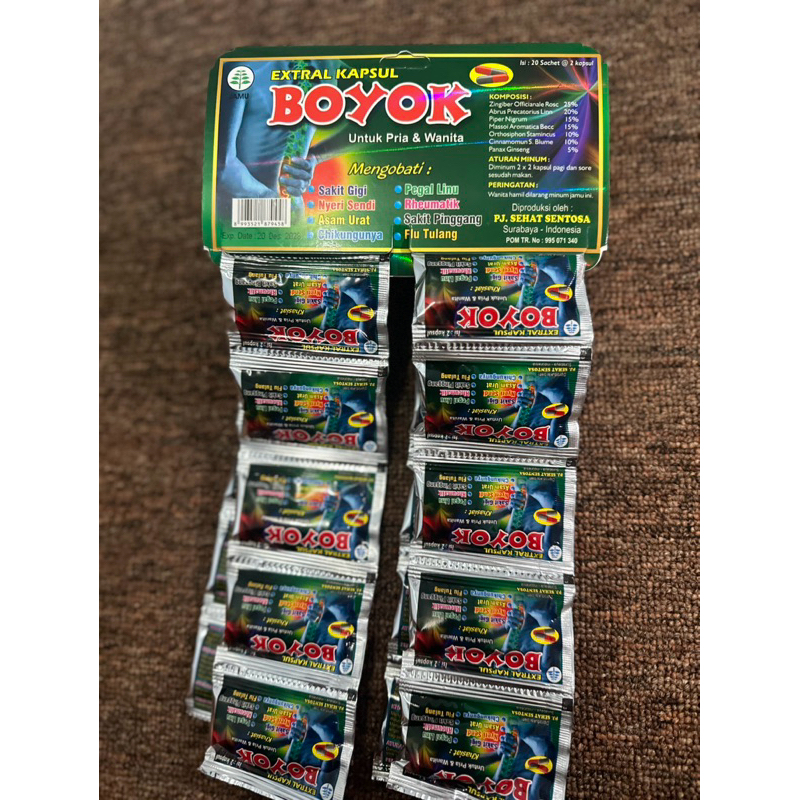 BOYOK KAPSUL RENCENG ORIGINAL