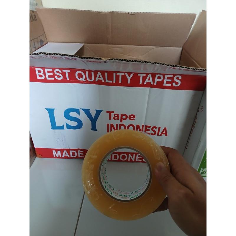 

Lakban bening termurah LSY TAPE 45mm x 300yard ( CHO )