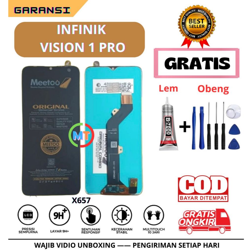 Lcd Touchscreen INFINIK VISION 1 PRO GRATIS Lem + Obeng / Lcd Touchscreen INFINIK VISION 1 PRO Fulls