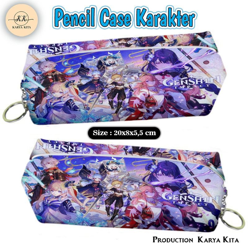 

MIX PENCASE | kotak pensil karakter GENSHIN TAK 01