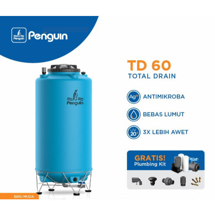 Penguin Toren Air TD-60 600L Kapasitas 600Liter