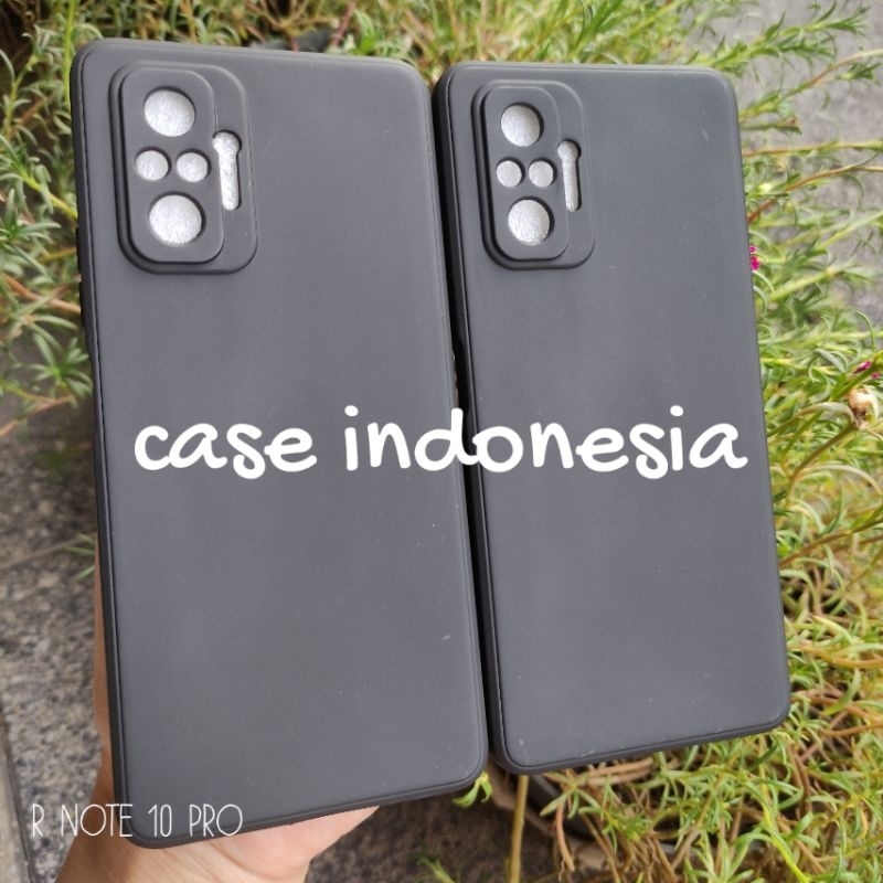 Soft Case Silikon Black Matte Protect Camera Xiaomi Redmi Note 10 Xiaomi Redmi Note 10S Redmi Note 1