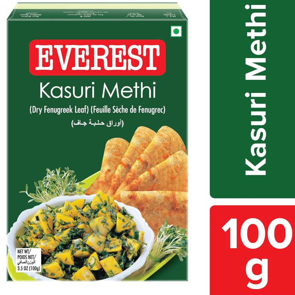

KASURI METHI EVEREST 100G / Daun Fenugreek Kering / Bumbu Penambah Rasa