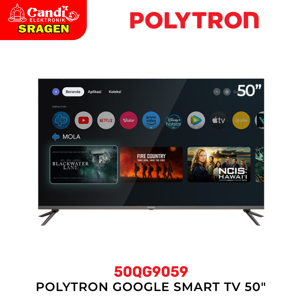 POLYTRON Smart Google Tv EQLED 50 Inch 50QG9059