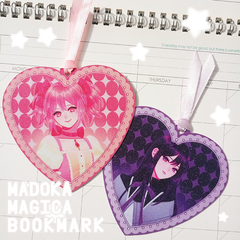 

[madoka magica] madoka & homura bookmark by shyav
