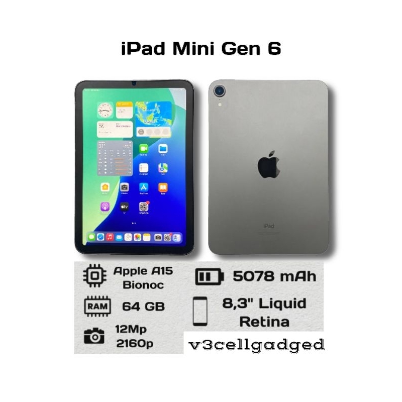 iPad Mini Gen 6 (Second)