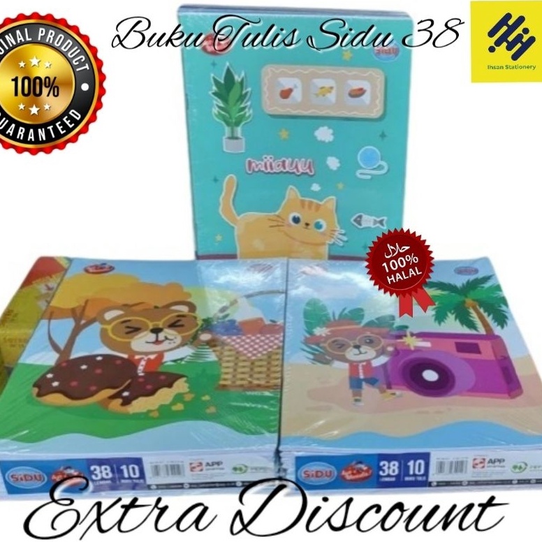 

oBest Produk Buku Tulis Sidu 38 Lembar 1 Pack E55