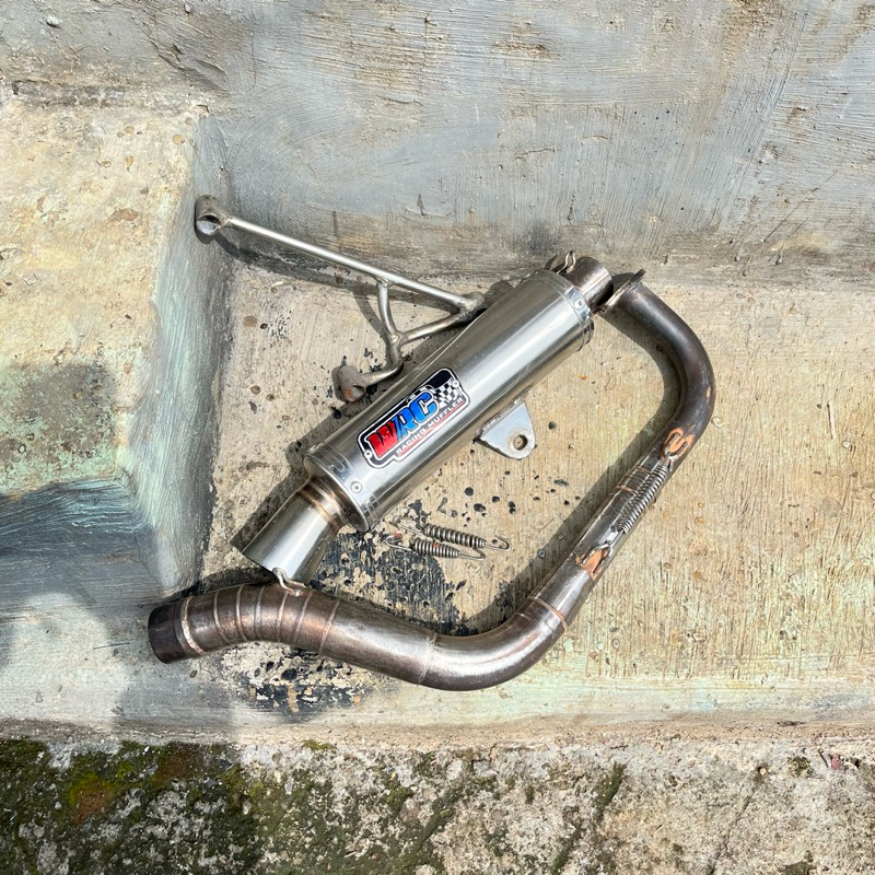 (SECOND ORIGINAL) Knalpot WRC Racing type WR8 Thailand Style Honda Vario 125/150 Second original