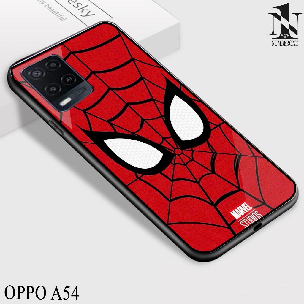 Case Oppo a54 [cartoon spiderman] Aneka casing, case, kondom hp, custom case, case aesthetic case mu