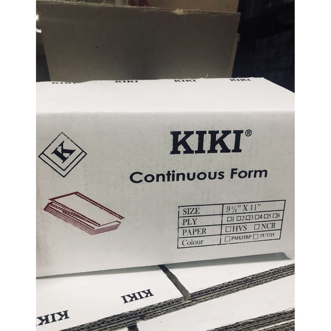 

5hStok Banyak KIKI KERTAS KOMPUTER Continuous Form 9 12 x 11 6 ply G43