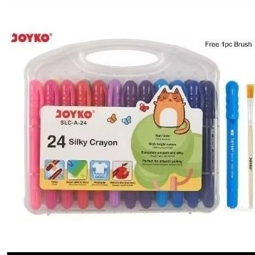 

Silky Crayon 24 Warna Joyko/Krayon Halus