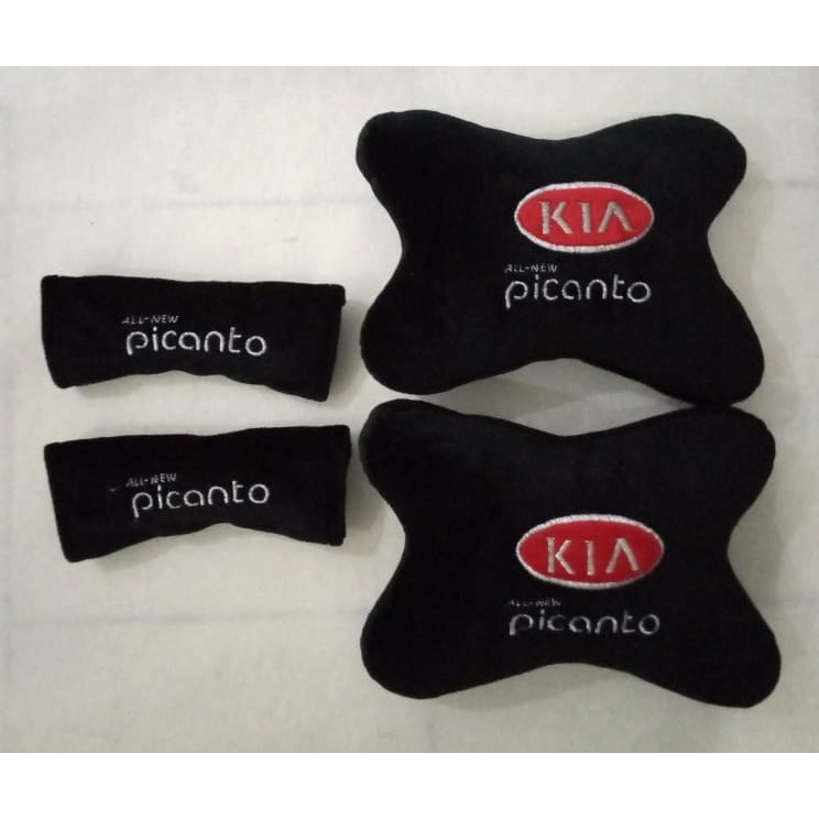 Headrest sandaran kepala aksesoris bantal mobil KIA Picanto