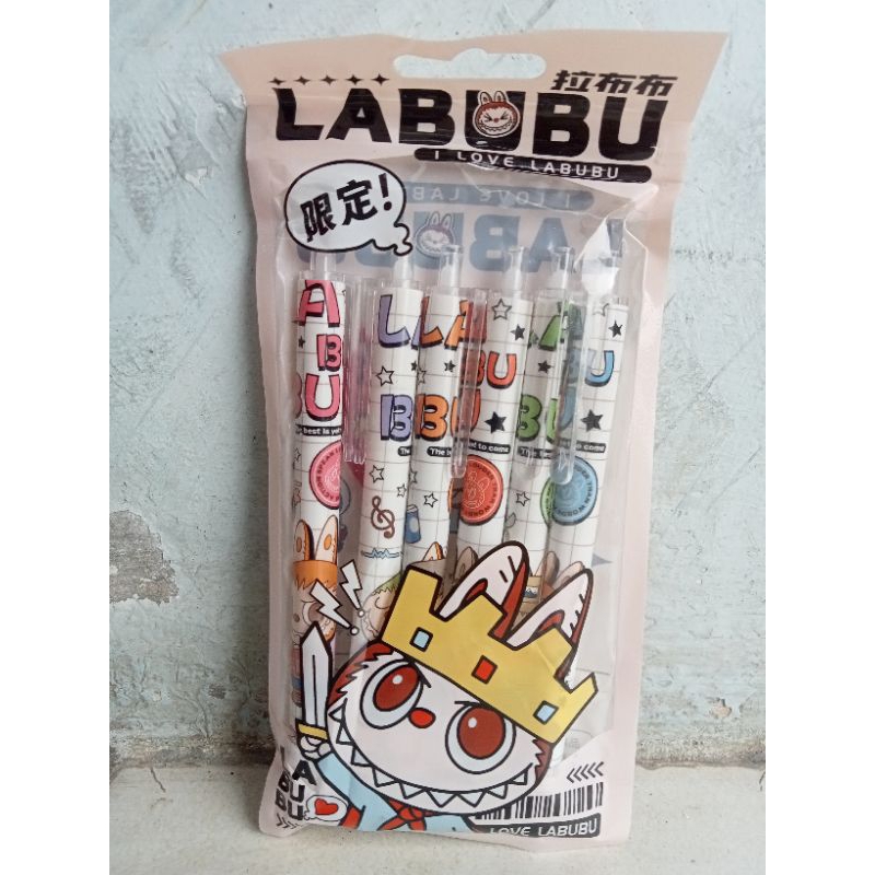 

6pc Pulpen Motif Labubu Kantong