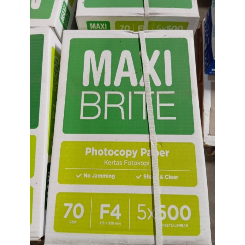 

Kertas HVS maxibrite 70 F4