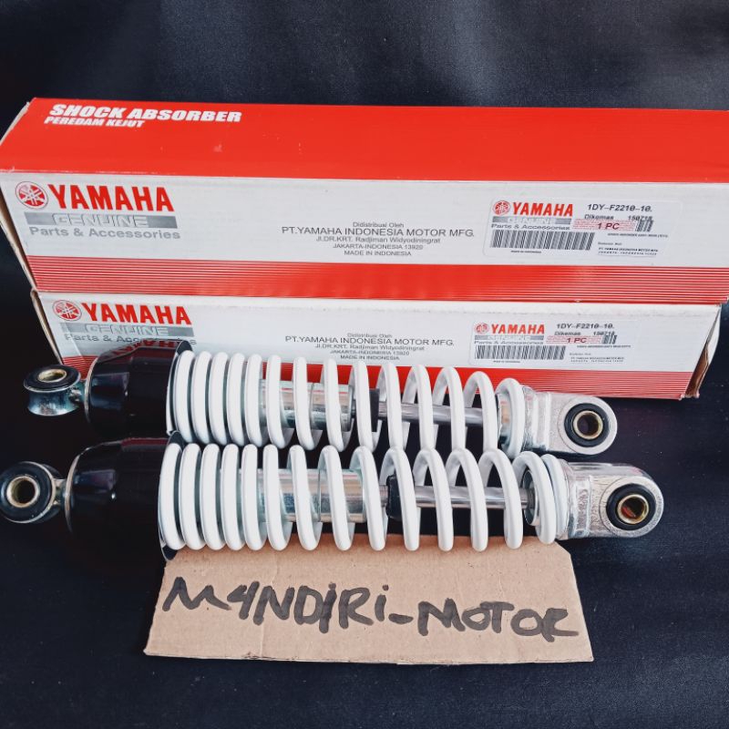 shockbreaker belakang Yamaha Jupiter Z1 1DY (tabung putih)
