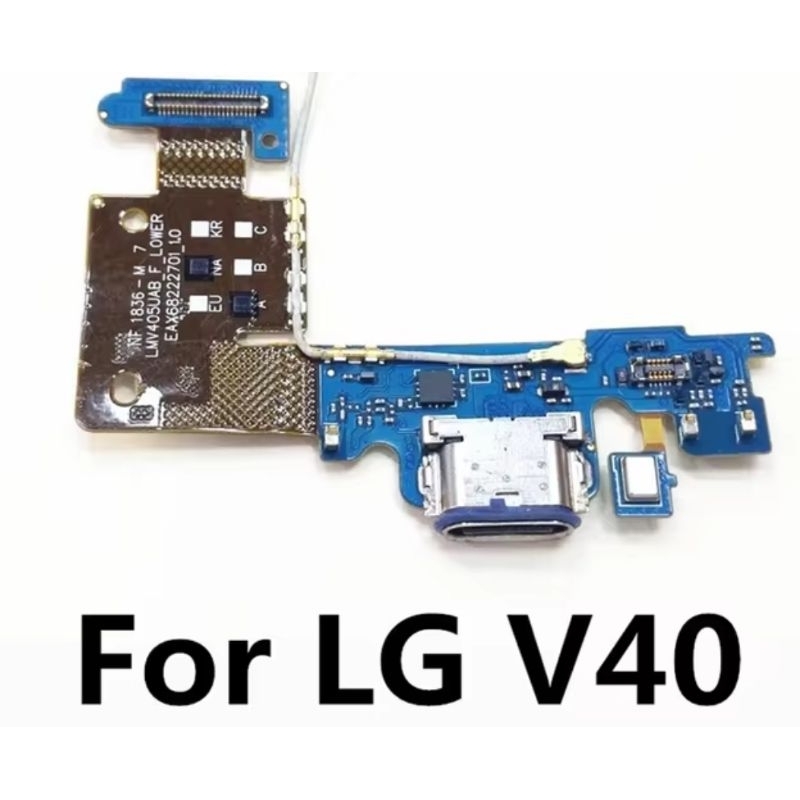 Flex Charger  Port Konektor Papan Micro Kabel Fleksibel  LG V40 Thinq V405QA7