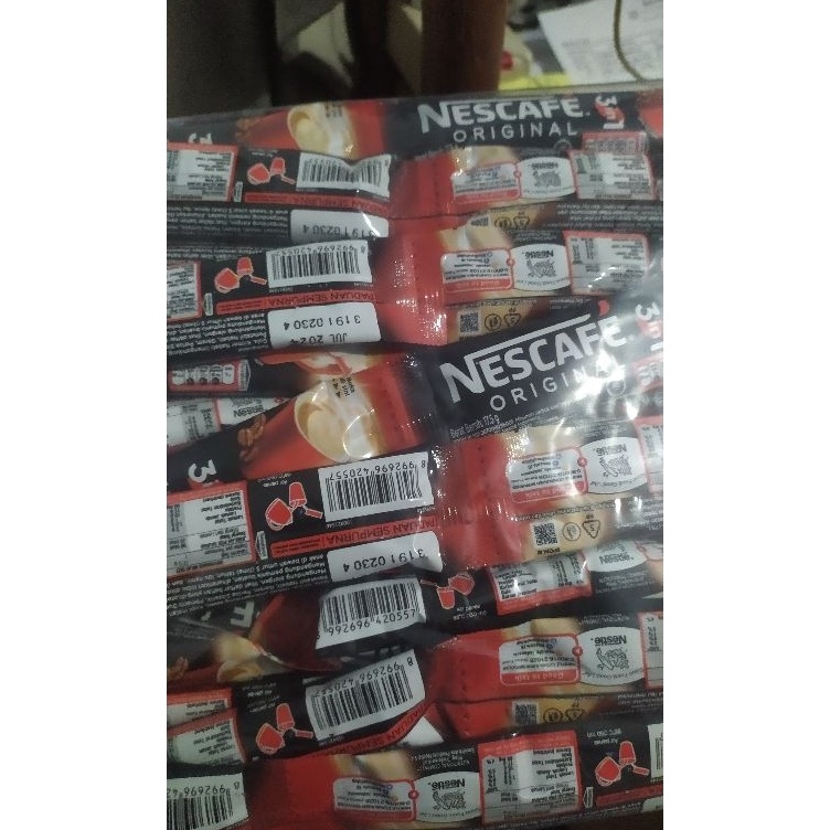 

Pasti Sampai Nescafe 3 In 1 Original 1 Pack Isi 8 Renteng